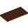 LEGO Brun rougeâtre assiette 4 x 8 (3035)