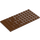 LEGO Reddish Brown Plate 6 x 12 (3028)