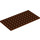LEGO Brun rougeâtre assiette 6 x 12 (3028)