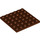 LEGO Rötlich-braun Platte 6 x 6 (3958)