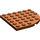 LEGO Rötlich-braun Platte 6 x 6 Runden Ecke (6003)