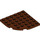 LEGO Rötlich-braun Platte 6 x 6 Runden Ecke (6003)