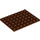 LEGO Reddish Brown Plate 6 x 8 (3036)