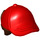 LEGO Rötlich-braun Pferdeschwanz Haar mit rot Hut (35660)