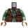 LEGO Reddish Brown Professor Sybill Trelawney with Reddish Brown and Sand Green Robes Minifig Torso (973 / 76382)