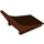 LEGO Reddish Brown Ramp Section - Upwards (77822)