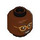 LEGO Reddish Brown Ray Arnold Minifigure Head (Recessed Solid Stud) (3274 / 103613)