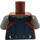 LEGO Brun rougeâtre Fusée Minifig Torse (973 / 76382)