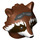 LEGO Reddish Brown Rocket Raccoon Head (79001)