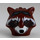 LEGO Rötlich-braun Rakete Raccoon Kopf mit Goggles (79001)