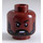 LEGO Rötlich-braun Ron Barney Minifigure Kopf (Einbau-Vollbolzen) (3626 / 69988)