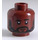 LEGO Rötlich-braun Ron Barney Minifigure Kopf (Einbau-Vollbolzen) (3626 / 69988)