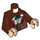 LEGO Reddish Brown Ron Weasley Minifig Torso (973 / 76382)