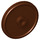 LEGO Reddish Brown Round Shield (17835 / 91884)