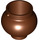 LEGO Reddish Brown Rounded Pot / Cauldron (79807 / 98374)