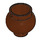 LEGO Brun rougeâtre Arrondi Pot / Cauldron (79807 / 98374)
