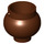 LEGO Brun rougeâtre Arrondi Pot / Cauldron (79807 / 98374)