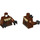 LEGO Reddish Brown Scarecrow with Reddish Brown Hat Minifig Torso (973 / 76382)