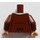 LEGO Rötlich-braun Scrum Torso (76382 / 88585)