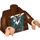 LEGO Reddish Brown Scrum Torso (76382 / 88585)