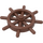LEGO Brun rougeâtre Ship Roue avec goupille fendue (4790)