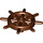 LEGO Reddish Brown Ship Wheel with Unslotted Pin (4790 / 52395)