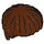 LEGO Brun rougeâtre Court Bowl Cut Cheveux (40240)