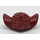 LEGO Brun rougeâtre Court Cheveux avec Chauve souris Oreilles avec Noir Inner Oreilles (10301 / 68749)