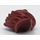 LEGO Brun rougeâtre Court Cheveux avec Chauve souris Oreilles avec Noir Inner Oreilles (10301 / 68749)