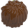 LEGO Reddish Brown Short Hair with Layered Mop Top with Lime Streaks (2003 / 103025)