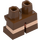 LEGO Reddish Brown Short Legs with &quot;Flesh Line&quot; (16709 / 41879)