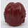 LEGO Brun rougeâtre Court Ondulé Cheveux avec Parting (26139)