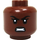 LEGO Rötlich-braun Shuri Minifigure Kopf (Einbau-Vollbolzen) (3626 / 38810)