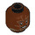 LEGO Reddish Brown Shuri Minifigure Head (Recessed Solid Stud) (3626 / 77211)