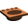 LEGO Brun rougeâtre Sink 4 x 4 Oval (6195)