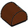 LEGO Reddish Brown Slope 1 x 1 Curved (49307)