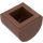 LEGO Brun rougeâtre Pente 1 x 1 Incurvé (49307)