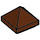 LEGO Roodachtig Bruin Helling 1 x 1 x 0.7 Piramide (22388 / 35344)