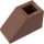 LEGO Brun rougeâtre Pente 1 x 2 (45°) Inversé (3665)