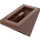 LEGO Roodachtig Bruin Helling 1 x 2 (45°) Drievoudig met Inside Bar (3048)