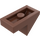 LEGO Reddish Brown Slope 1 x 2 (45°) with Plate (15672 / 92946)