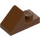 LEGO Reddish Brown Slope 1 x 2 (45°) with Plate (15672 / 92946)