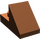 LEGO Reddish Brown Slope 1 x 2 (45°) with Plate (15672 / 92946)