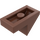 LEGO Roodachtig Bruin Helling 1 x 2 (45°) met Plaat (15672 / 92946)