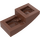 LEGO Reddish Brown Slope 1 x 2 Curved (11477)