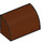 LEGO Brun rougeâtre Pente 1 x 2 Incurvé (37352 / 98030)