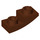 LEGO Reddish Brown Slope 1 x 2 Curved Inverted with Goat Face (24201 / 90284)