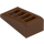 LEGO Reddish Brown Slope 1 x 2 x 0.7 (18°) with Grille (61409)