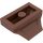 LEGO Brun rougeâtre Pente 1 x 2 x 0.7 Incurvé avec Fin (47458 / 81300)