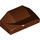 LEGO Reddish Brown Slope 1 x 2 x 0.7 Curved with Fin (47458 / 81300)